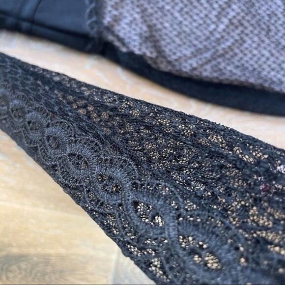 Free People Whimsy Goth Black Lace Overlay dress, Wednesday Adams, Parties,  XS - Picture 7 of 12